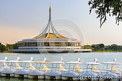 Hall Ratchamongkhon Suan Luang Rama 9 Park Bangkok Stock Photo