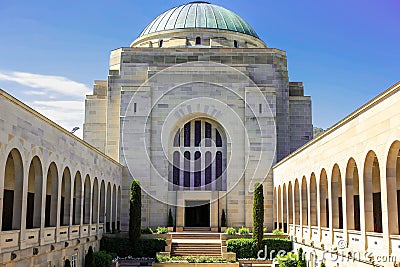 Hall of Valour, Canberra, Australia. Editorial Stock Photo