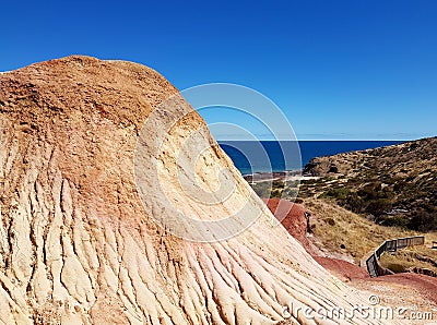 Hallett Cove Conservation Park - Sugarloaf Sea View Stock Photo