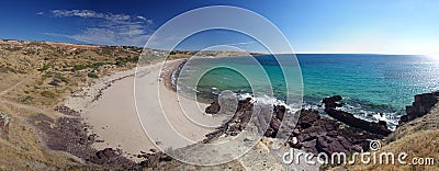 Hallett Cove Panorama - Late Afternoon Stock Photo