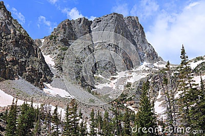 Hallett Peak Stock Photo