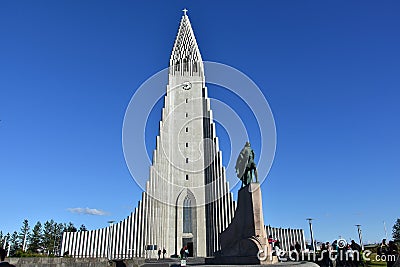 Hallgrimskirkja Editorial Stock Photo