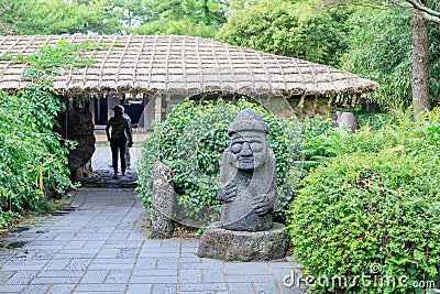 Hallim Park, one of the most popular tourist spots on oct 5, 2017 in Jeju, Korea Editorial Stock Photo