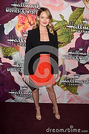 Hallmark Channel and Hallmark Movies and Mysteries Winter 2018 TCA Event Editorial Stock Photo