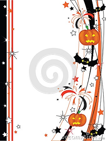 Halloween background Vector Illustration