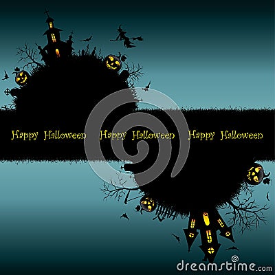 Halloween background Vector Illustration