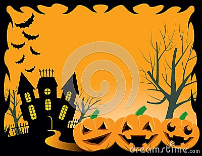 Halloween Background Vector Illustration