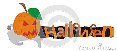Halloween banner Vector Illustration