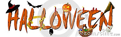 Halloween Banner Vector Illustration