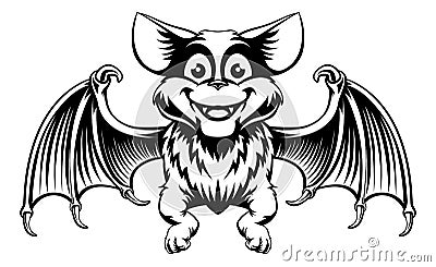 Halloween Bat Vector Illustration