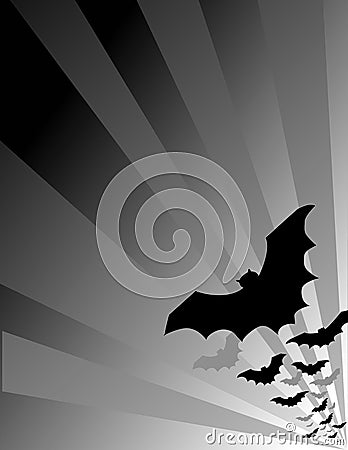 Halloween Bats Vector Illustration