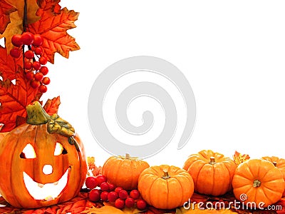 Halloween border Stock Photo