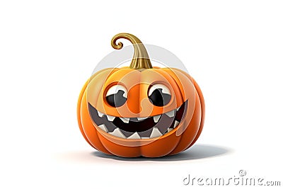 halloween celebration day with pumpkins, haunted house and people celebrating Stock Photo