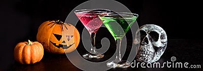 Halloween Cocktails Stock Photo