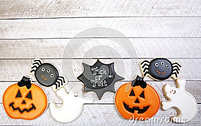 Halloween Cookies Stock Photo