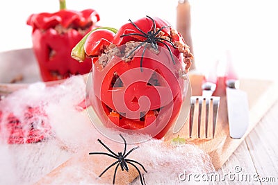 Halloween creative meal Stock Photo