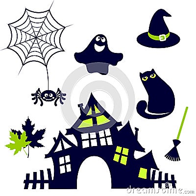 Halloween cute icon Vector Illustration