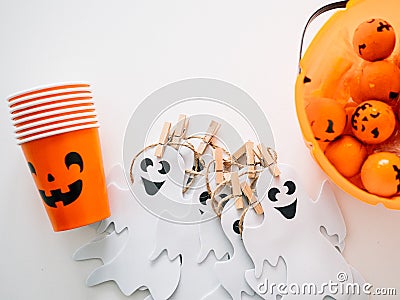 Halloween and decoration concept Stock Photo