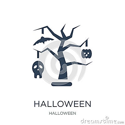 halloween decoration icon in trendy design style. halloween decoration icon isolated on white background. halloween decoration Vector Illustration