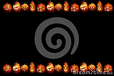 Halloween frame Stock Photo