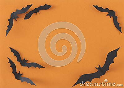 Halloween greeting card design Stock Photo