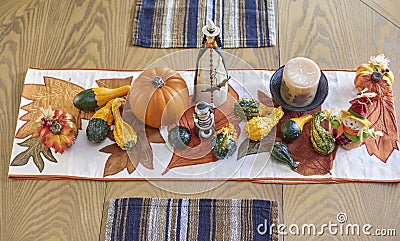 Halloween table decor Stock Photo