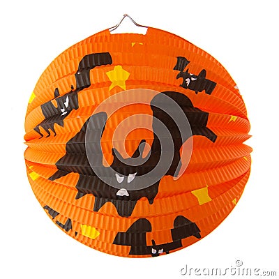 Halloween lantern Stock Photo