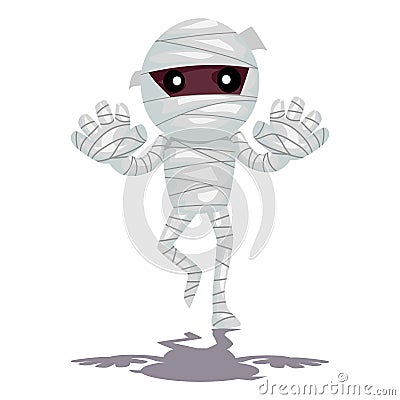 Halloween Mummy Vector Illustration