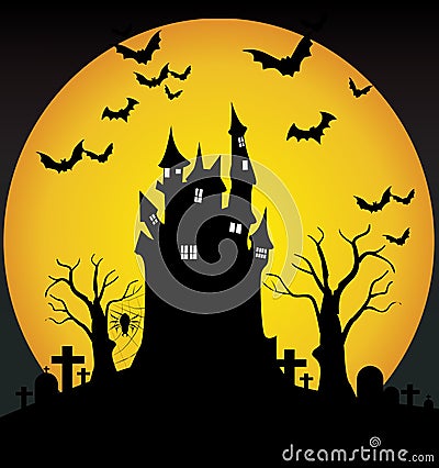 Halloween night Vector Illustration