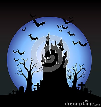 Halloween night Vector Illustration