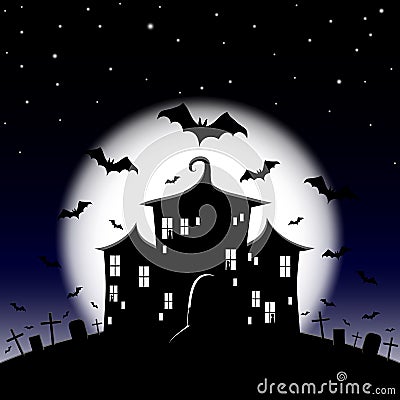 Halloween night Vector Illustration