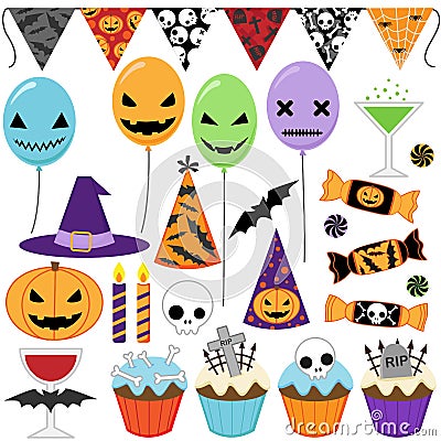 Halloween Party Vector Illustration