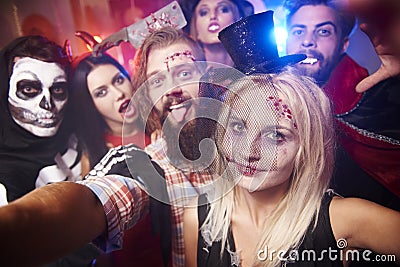 Halloween party Stock Photo