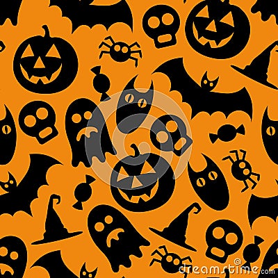 Halloween pattern Vector Illustration