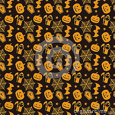 Halloween pattern Vector Illustration