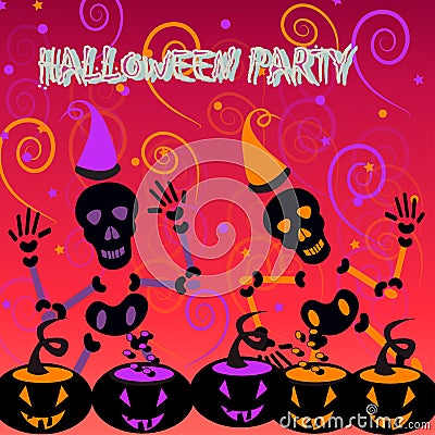 Halloween posters Vector Illustration