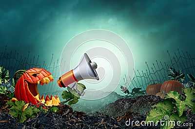 Halloween Promotion Background Stock Photo