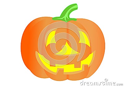 Halloween Pumpkin Vector Illustration