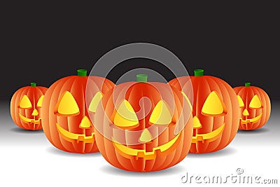 Halloween pumpkin Cartoon Illustration