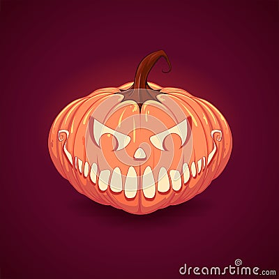 Halloween pumpkin Vector Illustration