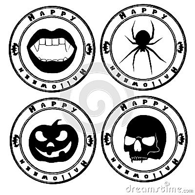 Halloween seal Stock Photo