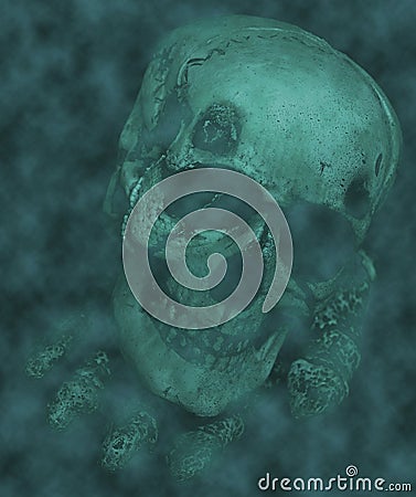 Halloween Skull Stock Photo