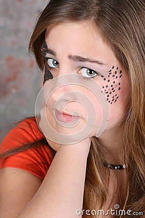 Halloween Teen Stock Photo