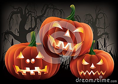 Halloween Themed Illustration Cartoon Illustration