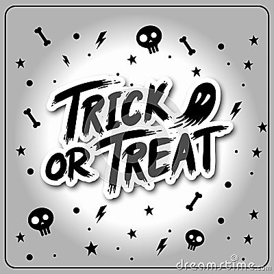 Halloween treat or tricks Stock Photo