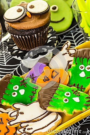 Halloween treats Stock Photo