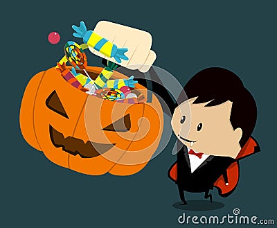 Halloween-vampire Stock Photo