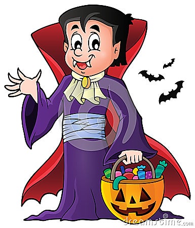 Halloween vampire theme image 1 Vector Illustration