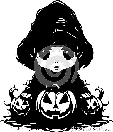 Halloween Vector Art: Transform Your Designs with Spooky Vectors and Illustrations Vector Illustration
