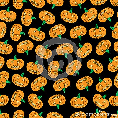 Halloween wallpaper seamless eps10 Vector Illustration